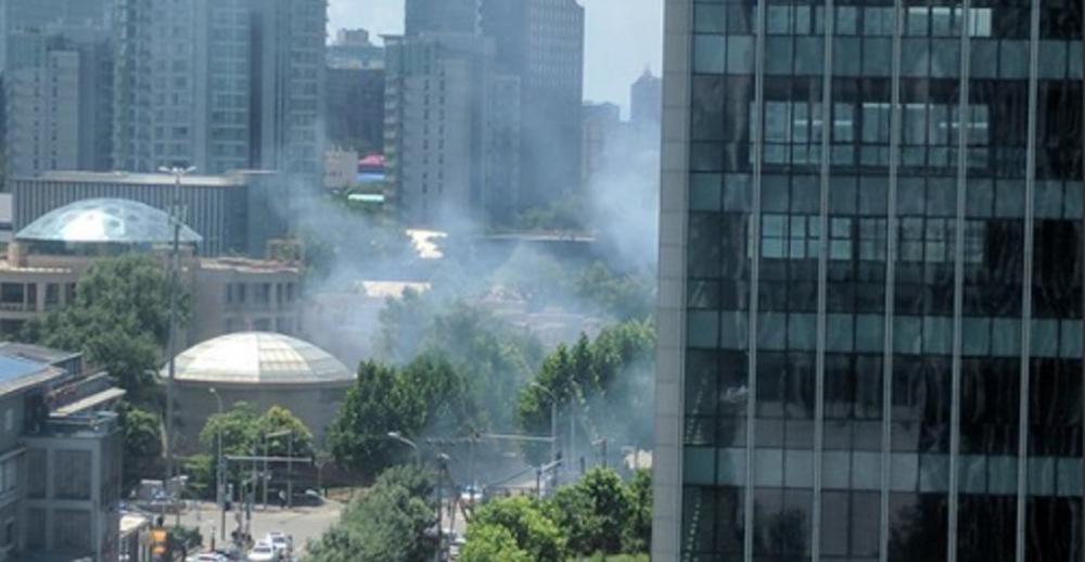 北京美國駐華大使館驚傳爆炸