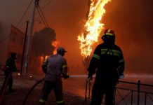 雅典超級山火    燒死20人數千居民撤離