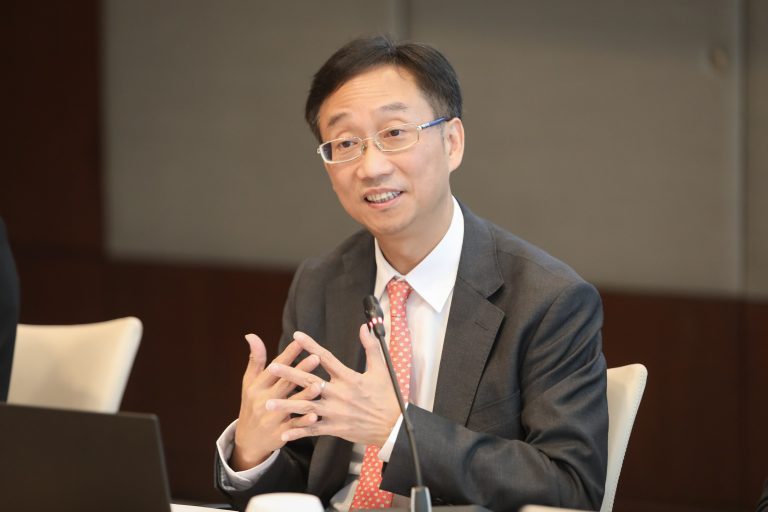 香港年金公司執行董事兼總裁劉應彬。（中通社）