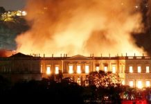 巴西歷史博物館火　2000萬珍貴文物恐付諸一炬