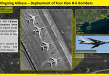 解放軍4轟6進駐興寧機場　離台僅450公里