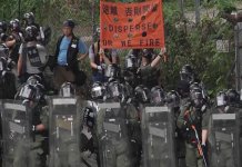 【元朗衝突】警方開槍驅散西邊圍村集結示威者