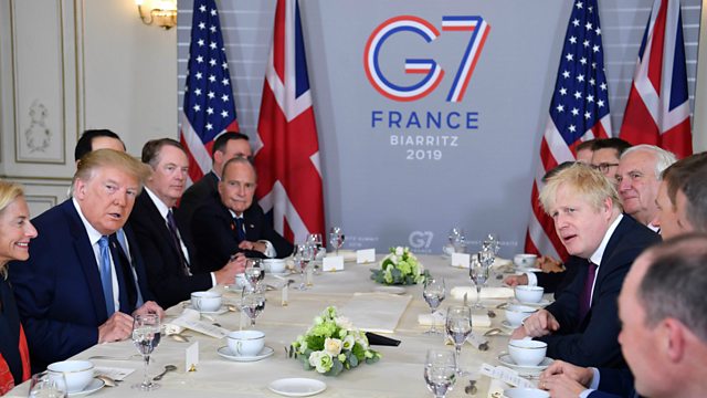 G7峰會的聯合聲明，強調《中英聯合聲明》的存在及重要性。(BBC)