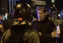 【繩之於法】警方北角深夜驅散示威者　許智峯涉「阻差辦公」被捕
