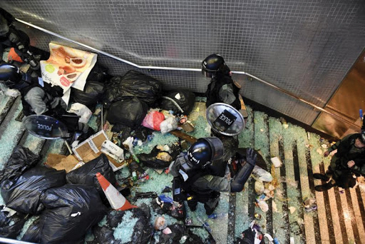 8月31日反修例衝突，港鐵太子站成重災區。