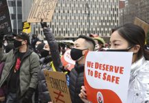 【新型肺炎】疫情引發針對性種族歧視　紐約華人及亞裔集會抗議