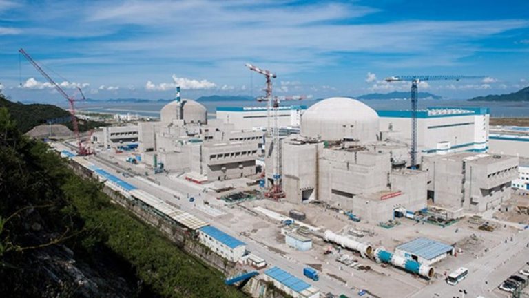 中國國家核安全局於4月已通報台山核電廠發生0級運行事件。（互聯網）
