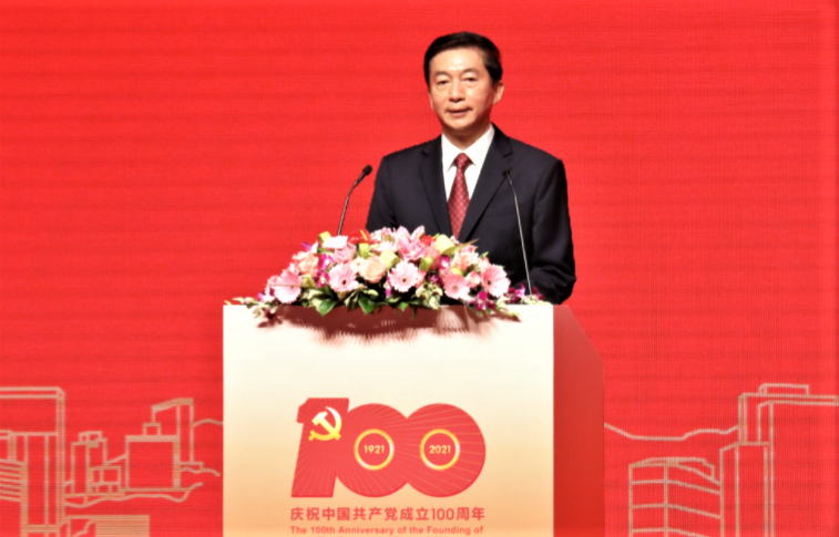 駱惠寧說，叫囂結束｢一黨專政｣者、否定中國共產黨領導一國兩制事業的人，是香港繁榮穩定的真正大敵。