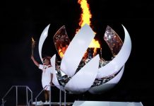 東京奧運揭幕　7千人競技場內觀看燃點主火炬儀式