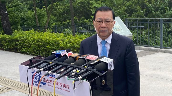 譚耀宗表示，不擔心建制派會因立法會選舉而不和。