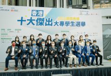 香港2021首屆十大傑出大專學生選舉完滿結束