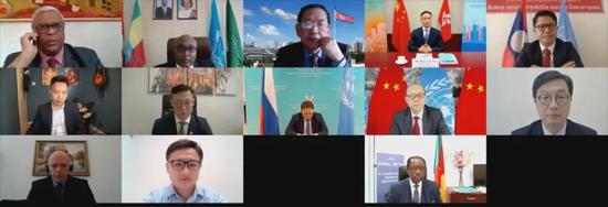 中國常駐聯合國日內瓦代表團在聯合國人權理事會第47屆會議期間，舉辦「由亂轉治，由治及興：香港國安法實施一周年」主題視頻邊會。