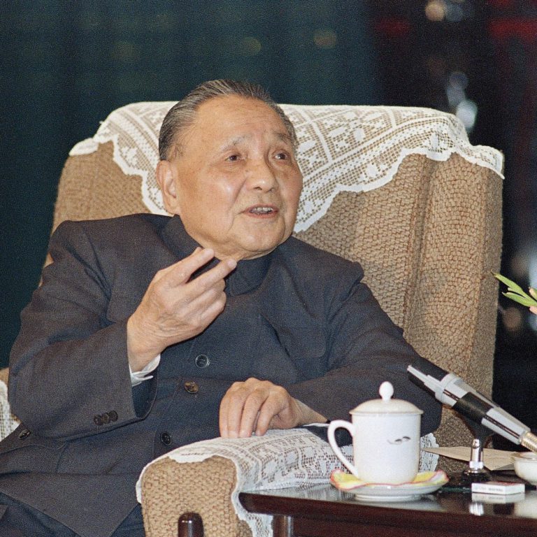 已故中共領導人鄧小平提出以「一國兩制」解決香港歷史遺留問題。（網上圖片）