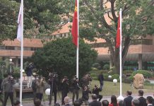 本港多間大學舉行元旦升國旗儀式
