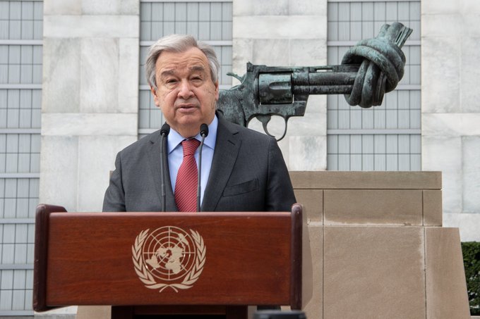聯合國秘書長古特雷斯。﹙貨料圖片﹚