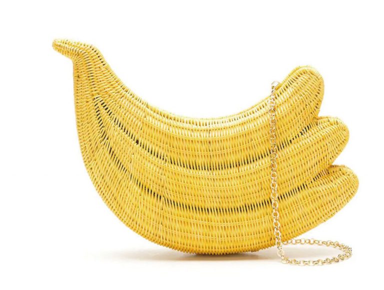 SERPUI Straw Banana Clutch Bag $6,314