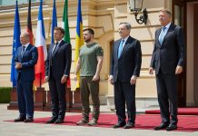 【俄烏戰爭】法意德羅四國領袖突訪烏克蘭　表態支持加入歐盟