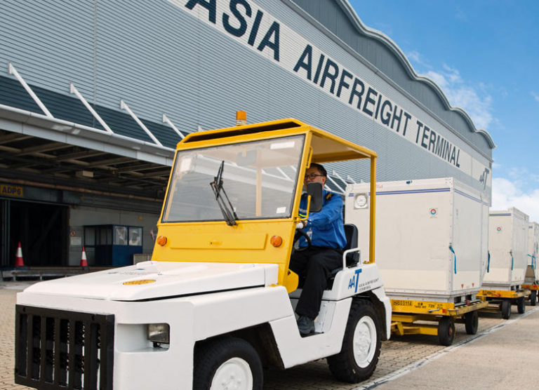 新增一宗BA.4或BA.5本地個案，男患者在香港機場Fedex Express工作。（亞洲空運中心）
