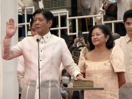 小馬可斯宣誓就任菲律賓總統　王歧山出席就兩國關係發展提四點意見