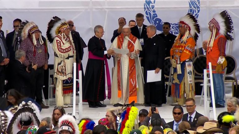 教宗就加拿大原住民寄宿學校性虐待事件道歉。