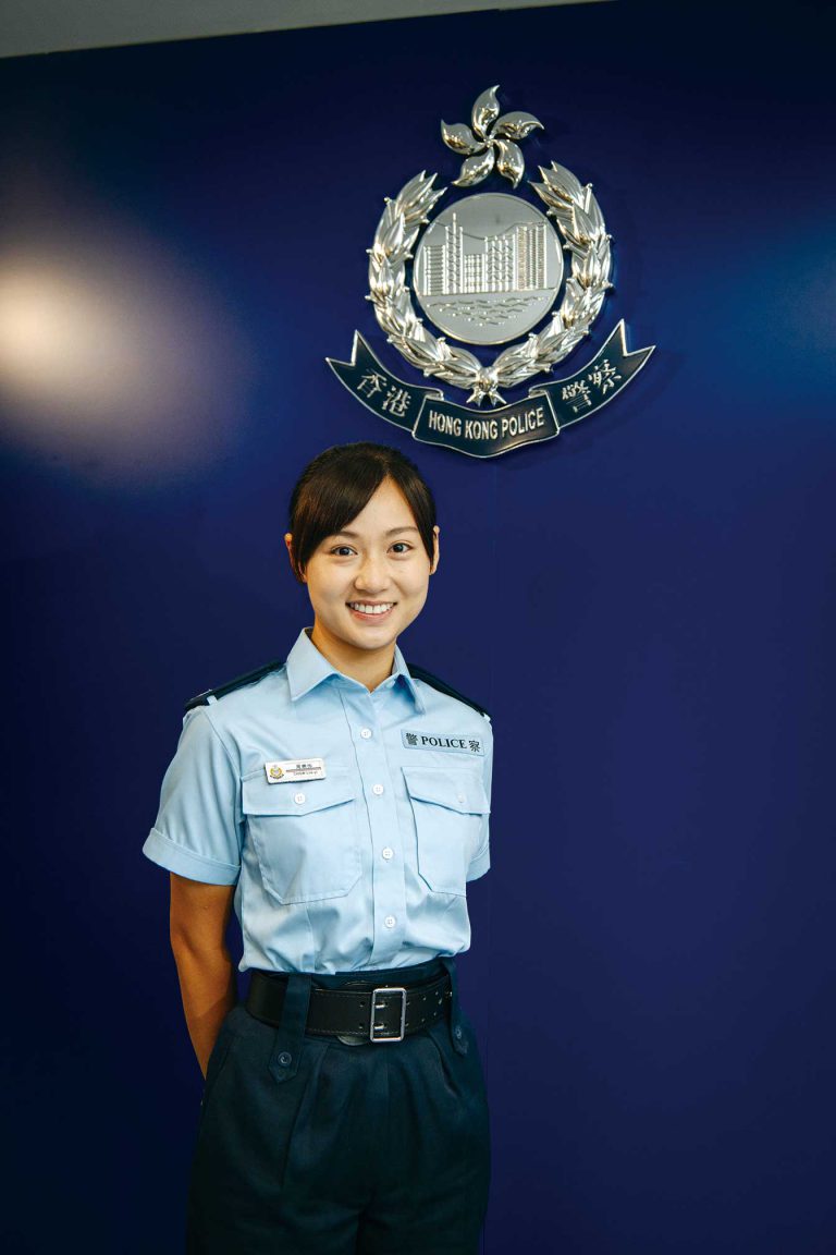 周樂怡認為，女性亦能在警務工作上發揮重大意義。