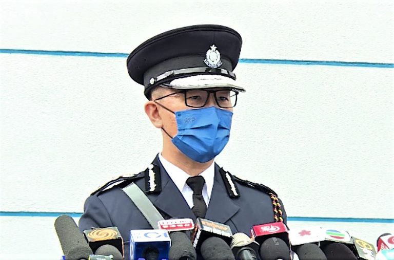 蕭澤頣說，本港警方與海外執法團體有聯繫，如有需要會交換情報。