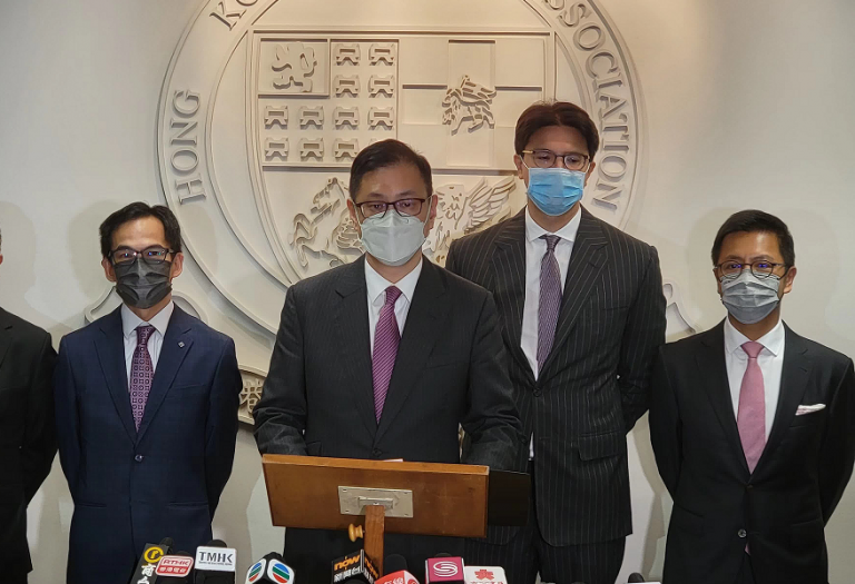 杜淦堃（左二）表示，期望《港區國安法》不明確之處，未來可由香港法院釐清。