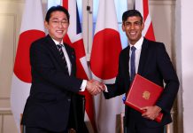 【圍堵中國】日本與英國簽署《互惠准入協定》　應對中國崛起