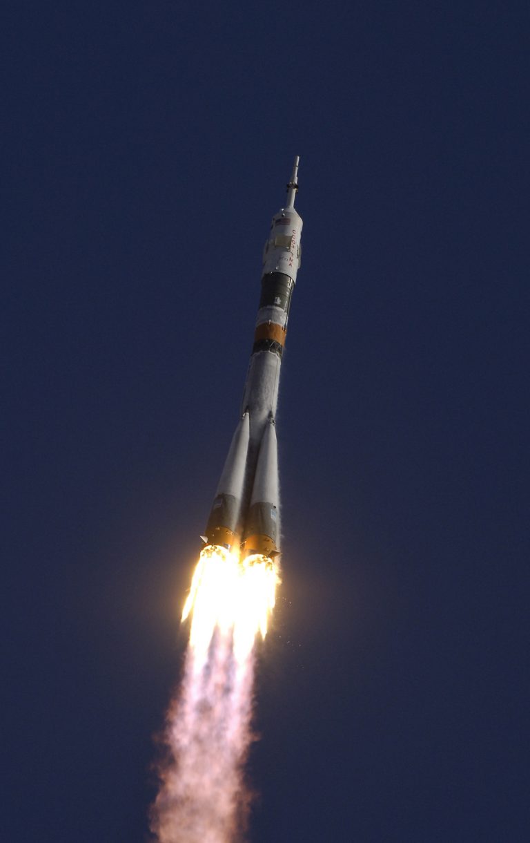 聯盟號太空船由聯盟號運載火箭發射到國際太空站。