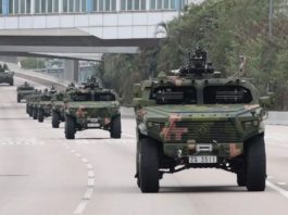 駐香港部隊組織2023年度首次聯合巡邏