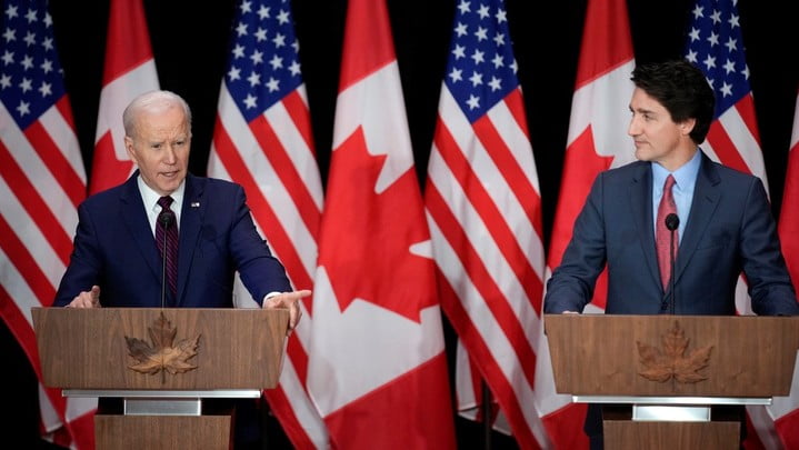 拜登到訪加拿大與杜魯多會談，雙方的話題卻是共同應對中國挑戰。