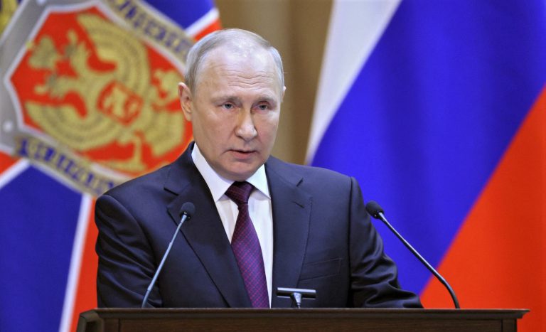 俄羅斯總統普京呼籲團結，強調不容許國家分裂、出現內戰。（資料圖片）