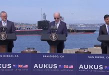 美英澳領袖會談　澳洲將向美國購買最多五艘核動力潛艇