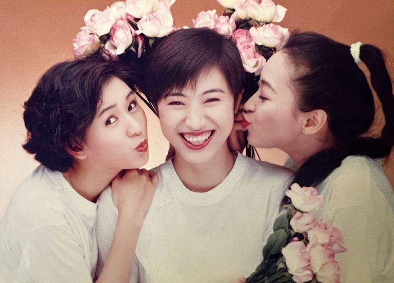 TVB時代，陳法蓉與羅慧娟（左）及黎美嫻（右）感情最好。
