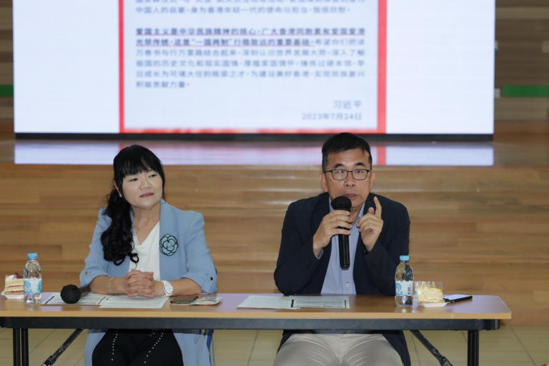 聯會主席張漪薇表示，習主席的回信充分體現了對香港青少年的關懷。（黃冠華攝）