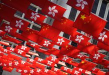 【圖輯】旗海飄飄賀2023國慶　香港各處現「紅色海洋」
