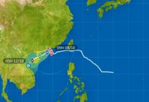 颱風小犬襲港　天文台中午改發8號風球