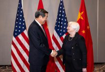【中美關係】與何立峰展開兩日會談　耶倫重申美國無意與中國脫鈎