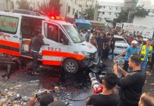 以軍承認空襲擊中加沙救護車釀15巴人死亡60人傷　聯合國表震驚