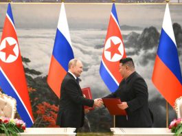 普京與金正恩簽訂協議　規定俄朝任何一方受侵略要相互援助
