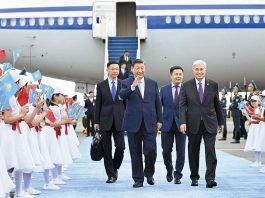 習近平抵哈薩克斯坦進行國事訪問　期間將出席上合組織成員國元首理事會會議