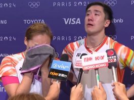 【巴黎奧運】鄧謝配八強止步　謝影雪捱過一個月傷患　淚崩感謝鄭俊文