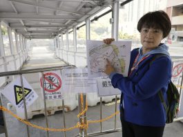 康城站外臨時有蓋通道被拆　居民返家兜大圈　方國珊促港鐵盡快建永久通道