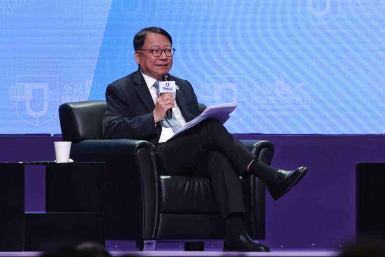 政務司司長陳國基領導的節慶安排跨部門工作小組。(中通社資料圖片)