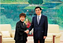 王滬寧洪秀柱北京會面　共籲堅持一中反對台獨
