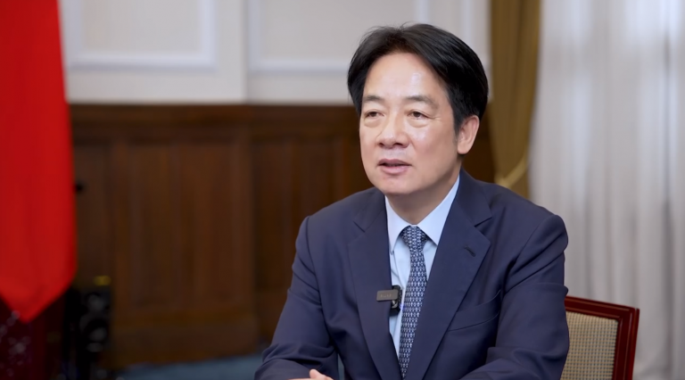 台灣領導人賴清德針對台灣匯市變動與新台幣升值議題發表講話。(賴清德Facebook)