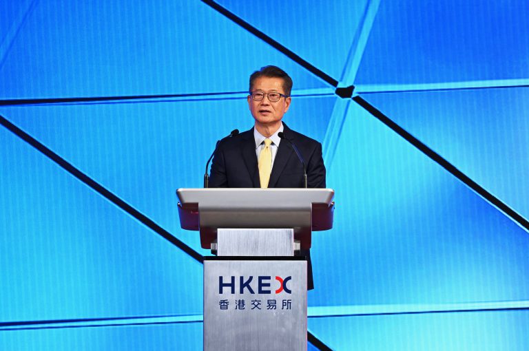 陳茂波表示,今年以來,本港的新股集資額超過760億港元,較去年同期增加超過7倍。(陳茂波網誌圖片)