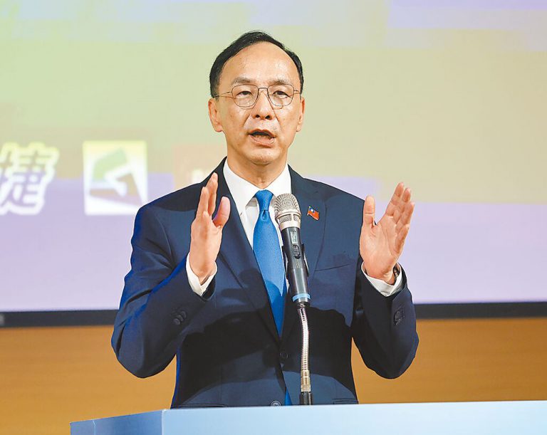 朱立倫首度鬆口「非常期盼順利交棒」。(中時新聞網圖片)
