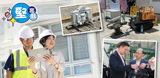 【堅亮點】房屋局辦機械人油漆工比賽　何永賢化身「何師傅」示範操作