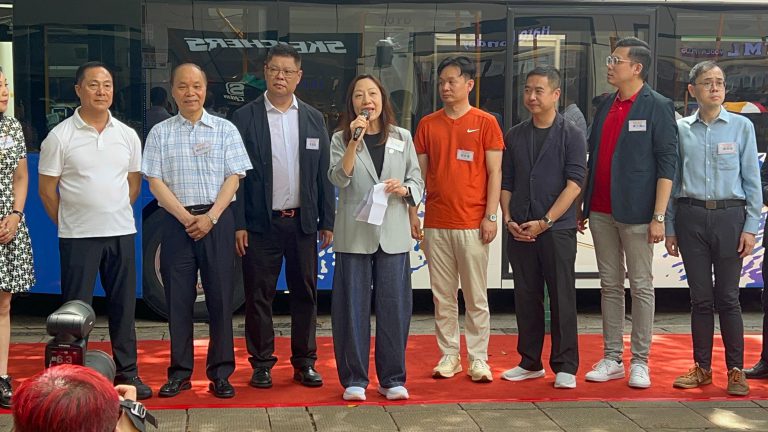 民政事務總署署長杜潔麗致辭。(陳超攝)